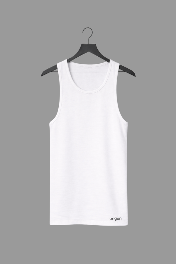 Origen Foundation White Tank Top