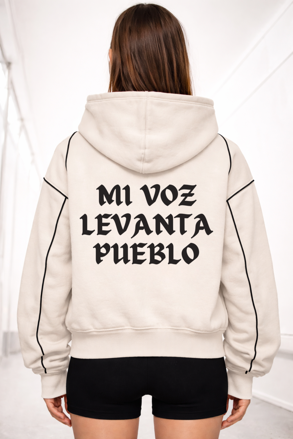 Origen Premium Fleece Hoodie Sweatshirt – Mi Voz Levanta Pueblo